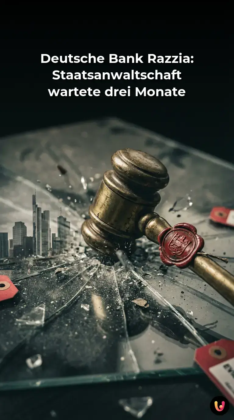 Deutsche Bank Zwillingstürme in Frankfurt mit Polizeipräsenz