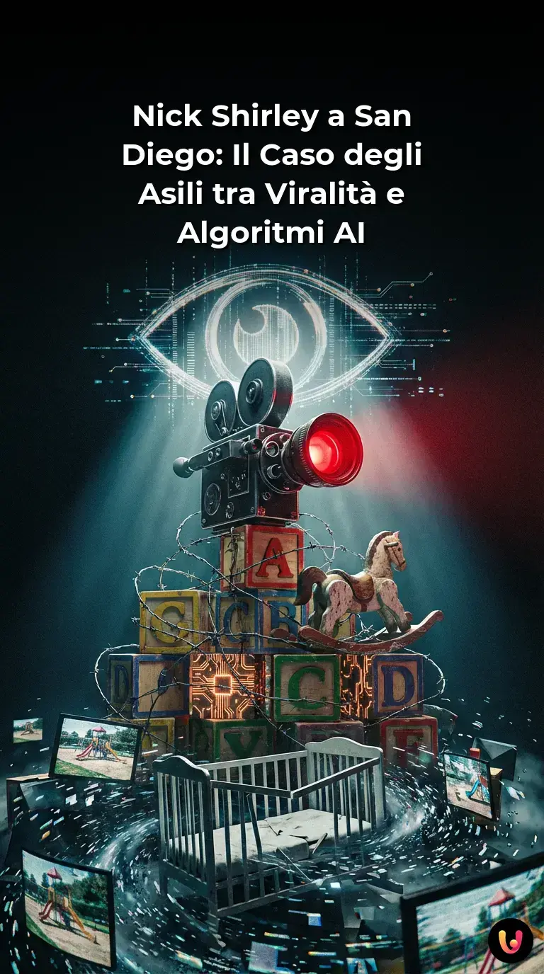 Facciata di un asilo a San Diego con elementi grafici digitali