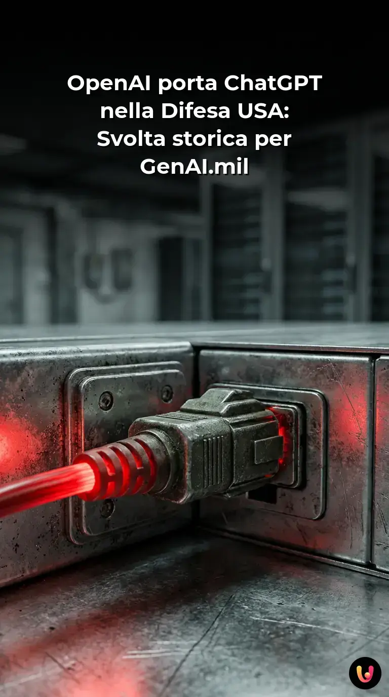 Bandiera USA sovrapposta a interfaccia digitale di intelligenza artificiale