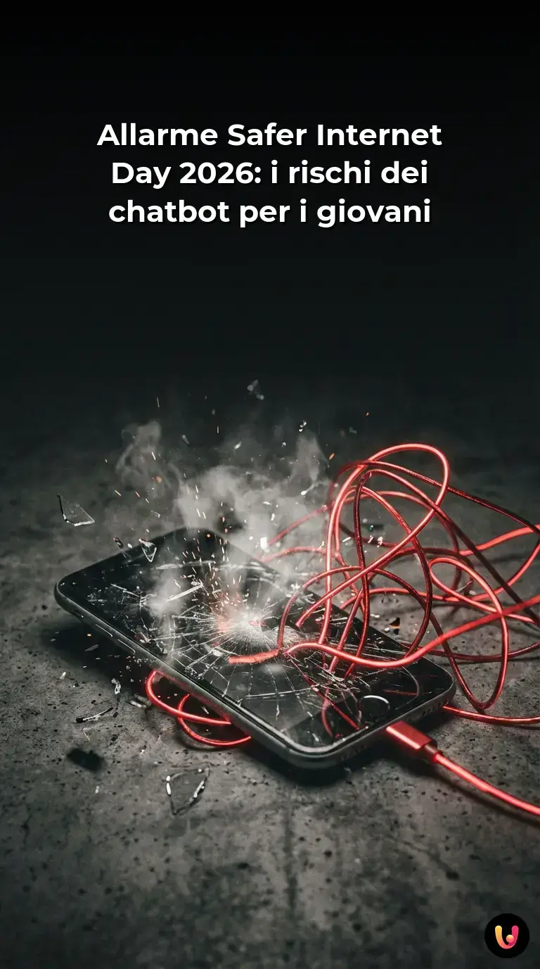 Adolescente isolato consulta un chatbot di intelligenza artificiale sul suo smartphone