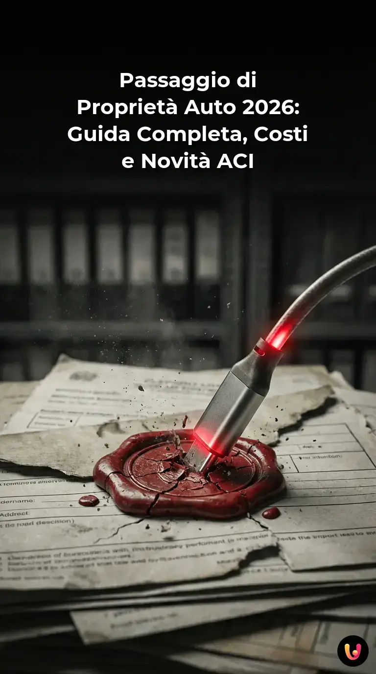 Firma digitale su tablet per passaggio di proprietà auto e chiavi del veicolo