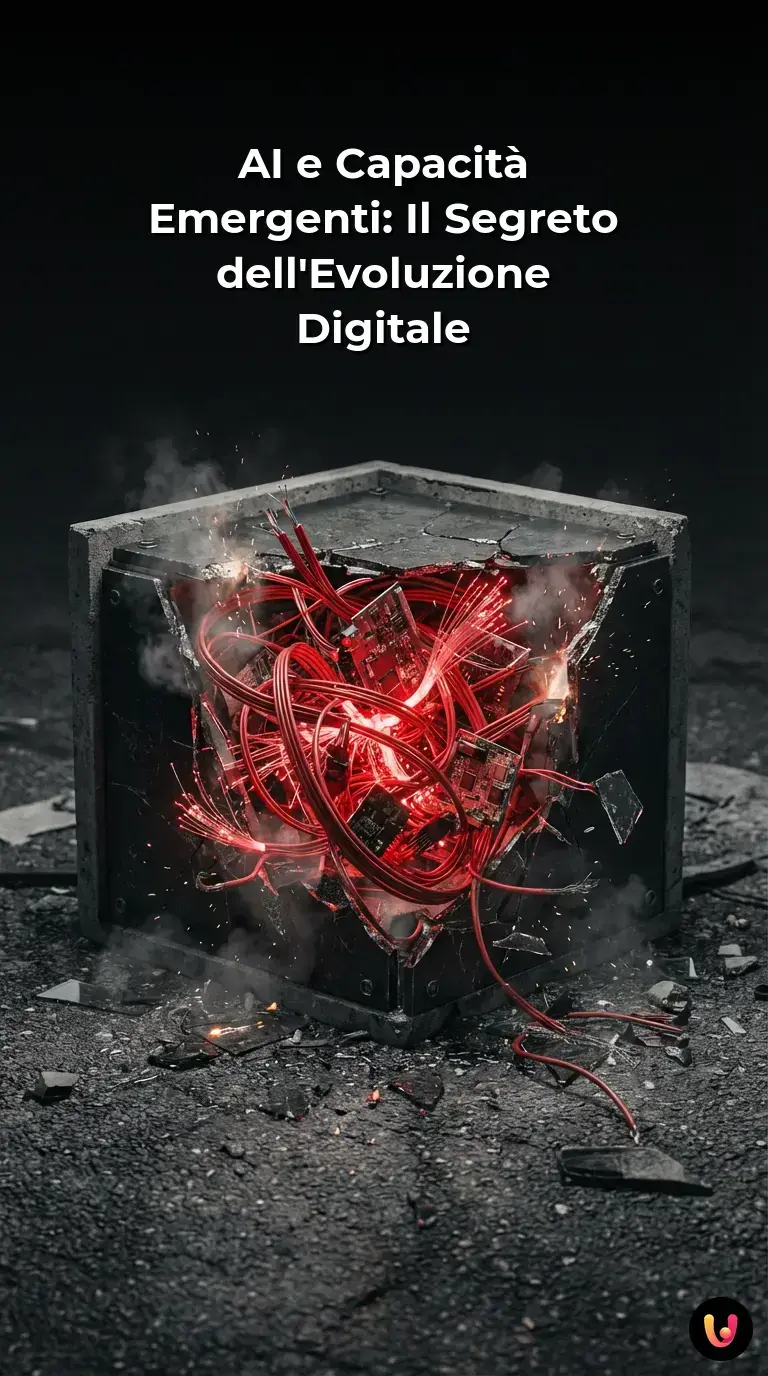 Cervello digitale stilizzato con connessioni luminose che simboleggiano l'apprendimento AI