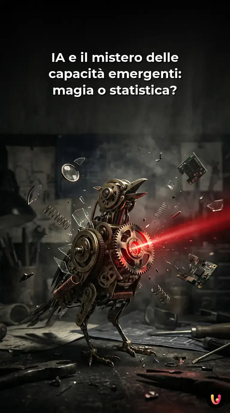 Rappresentazione astratta di una rete neurale artificiale complessa e luminosa