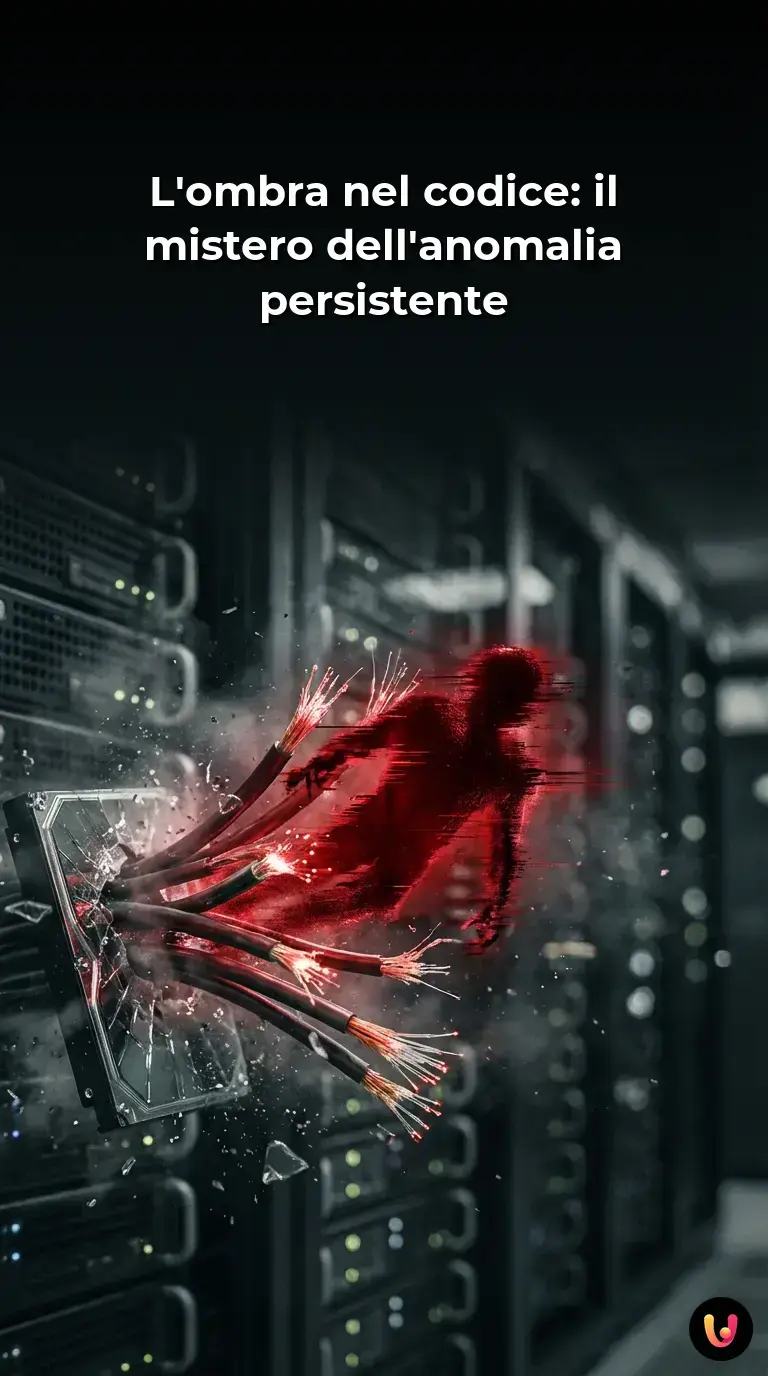 Volto femminile inquietante generato da intelligenza artificiale su sfondo scuro