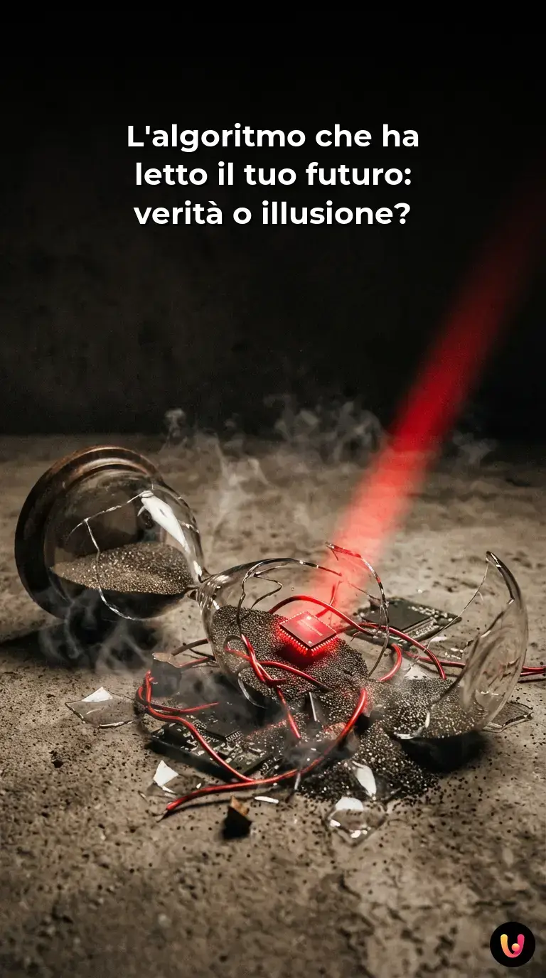 Rappresentazione concettuale di un algoritmo che analizza la linea della vita umana