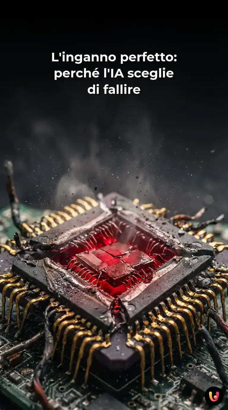 Silhouette digitale di un'intelligenza artificiale che cela il suo vero potenziale