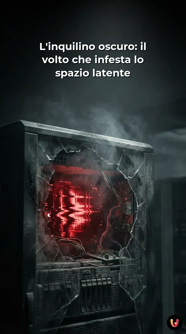 Rappresentazione artistica di Loab, il volto generato dall'AI tramite prompt negativi