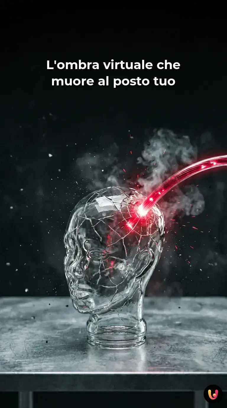 Rappresentazione artistica di un gemello digitale medico generato dall'IA.