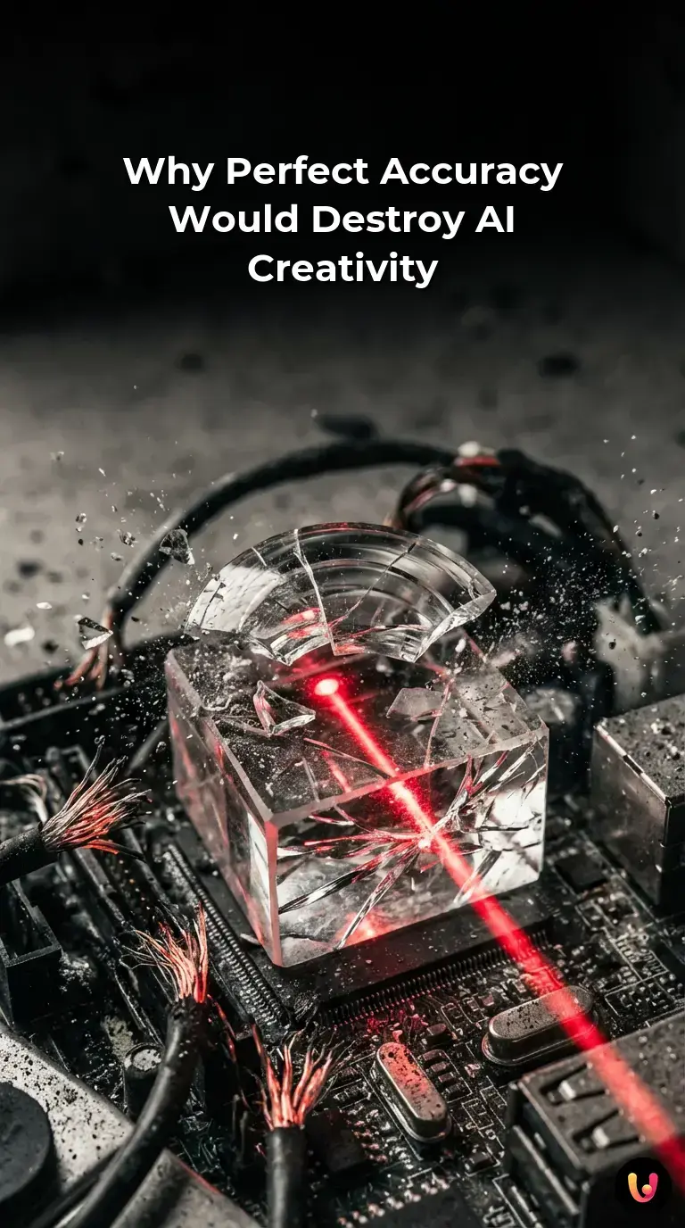 Why Perfect Accuracy Would Destroy AI Creativity