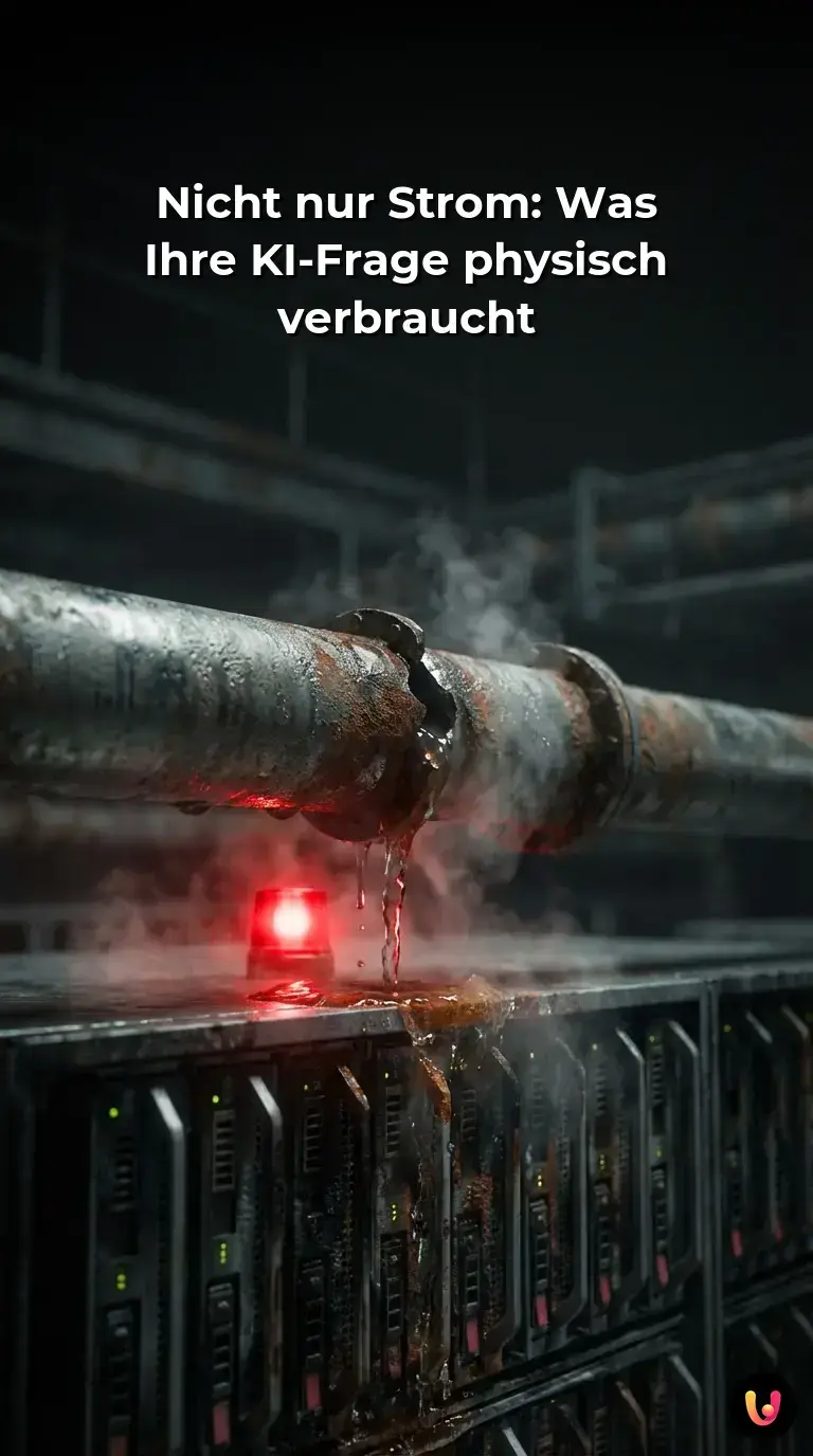 Nicht nur Strom: Was Ihre KI-Frage physisch verbraucht
