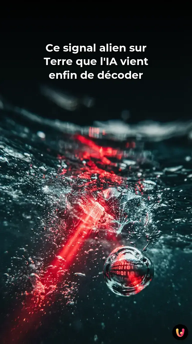 Grand cachalot nageant dans l'oc&eacute;an profond illustrant la bioacoustique et l'IA