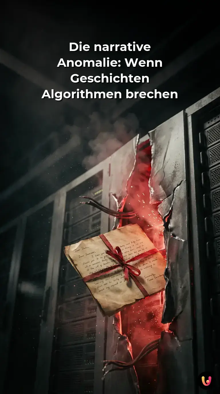 Visualisierung des Konflikts zwischen KI-Logik und menschlicher Narration