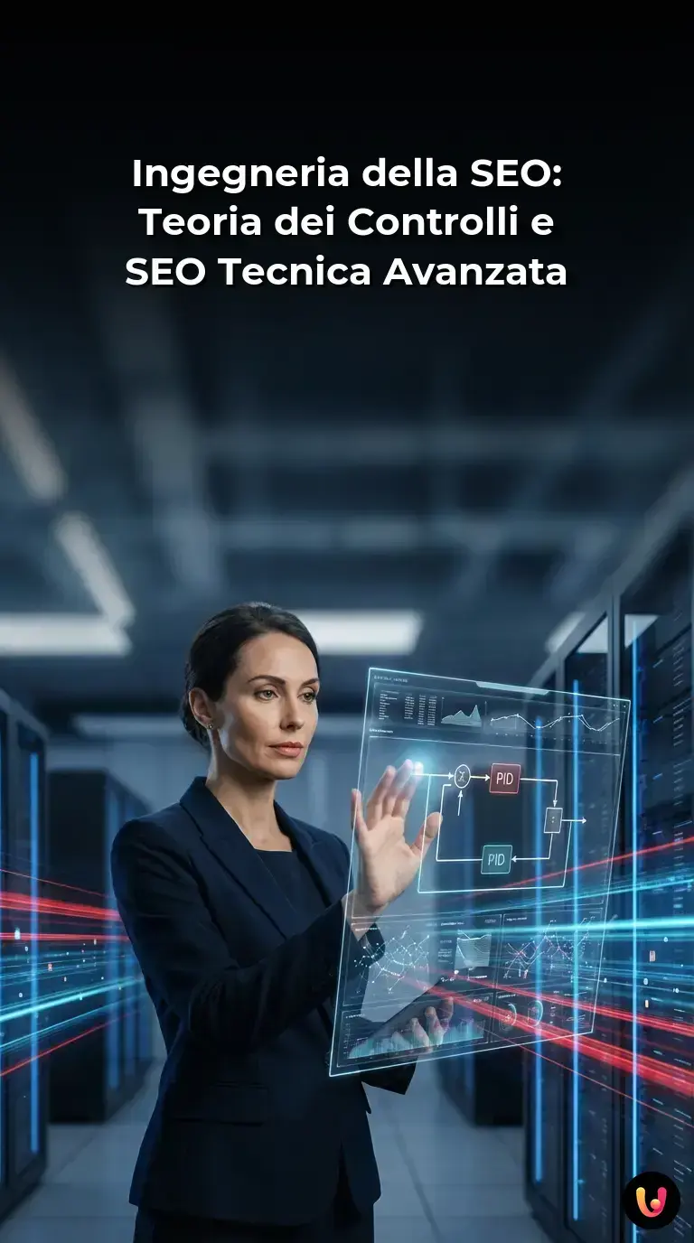 Schema ingegneristico che analizza input SEO e output di ranking