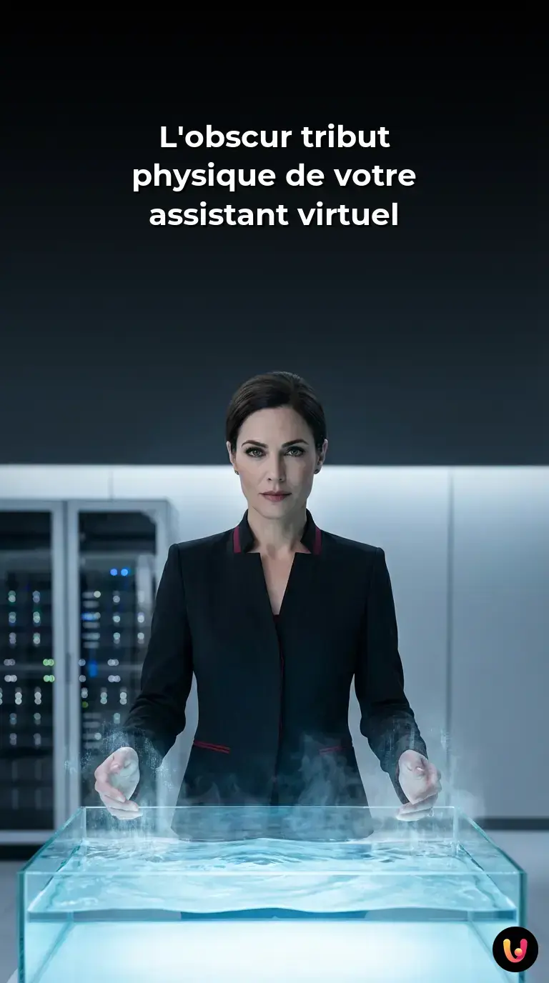 Syst&egrave;me de refroidissement liquide pour serveurs IA dans un data center.