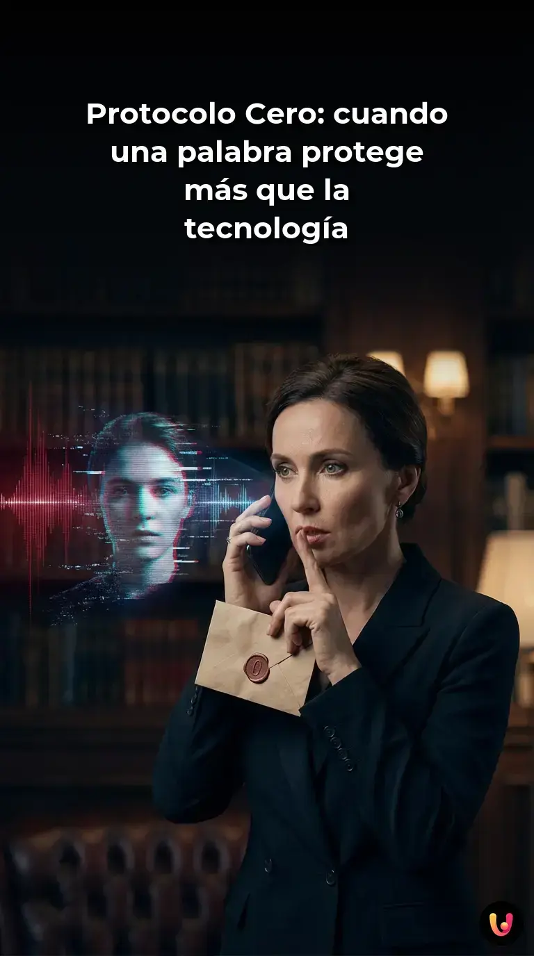 Persona rechaza una llamada fraudulenta generada por IA en su tel&eacute;fono m&oacute;vil