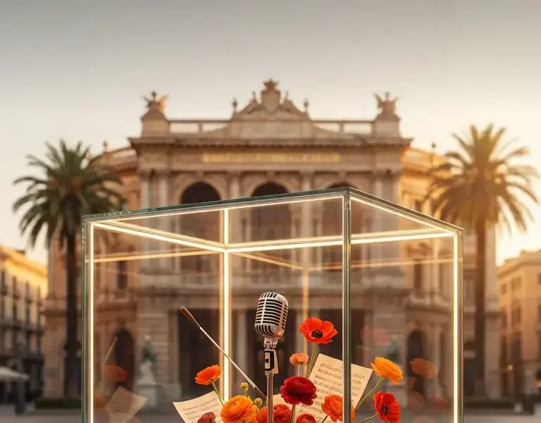 Pinterest: La Volta Buona a Sanremo 2026: glass studio e nuova linea editoriale