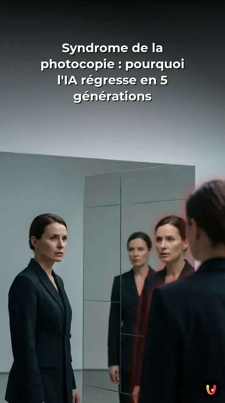 Syndrome de la photocopie : pourquoi l'IA régresse en 5 générations