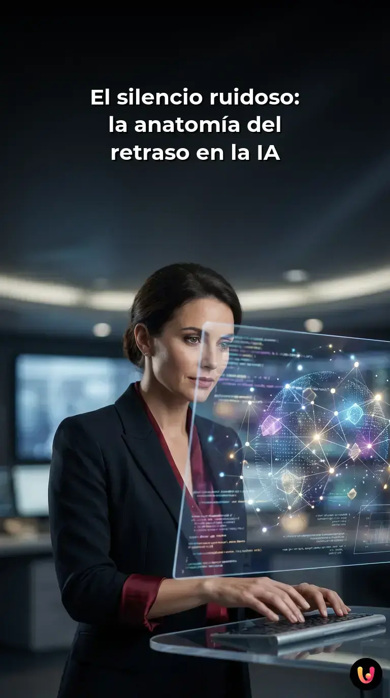 Cerebro digital procesando datos y vectores de luz