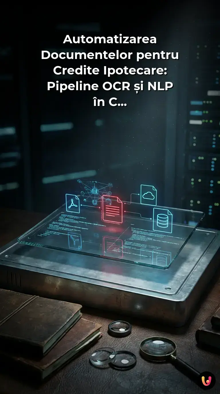 Procesare digitală a documentelor ipotecare prin inteligență artificială.