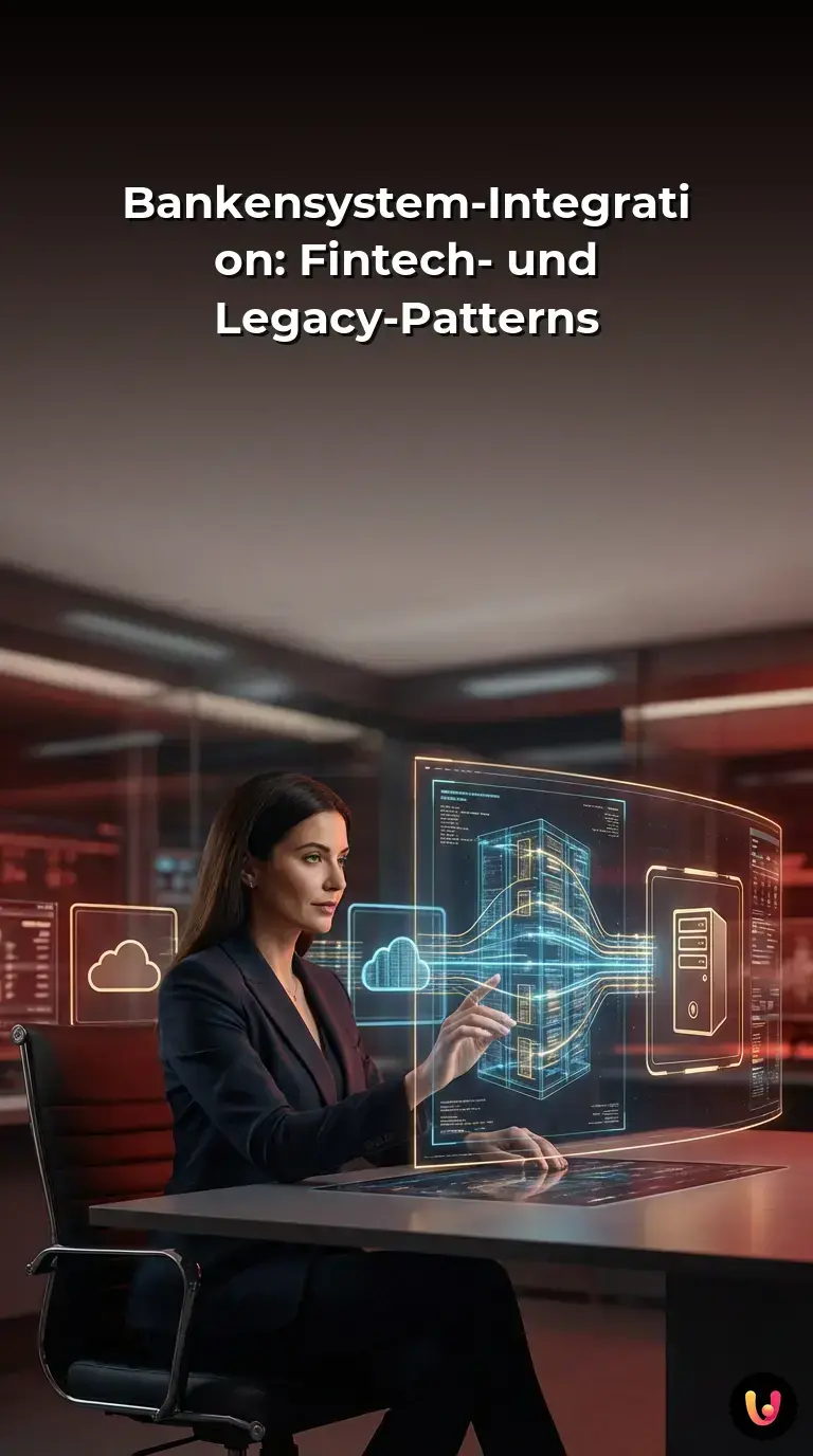 Schema der Daten&uuml;bertragung zwischen Fintech-Cloud und Bank-Mainframe