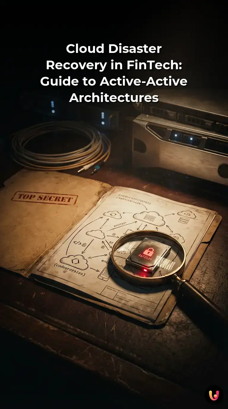 Diagram of active-active cloud architecture for fintech disaster recovery