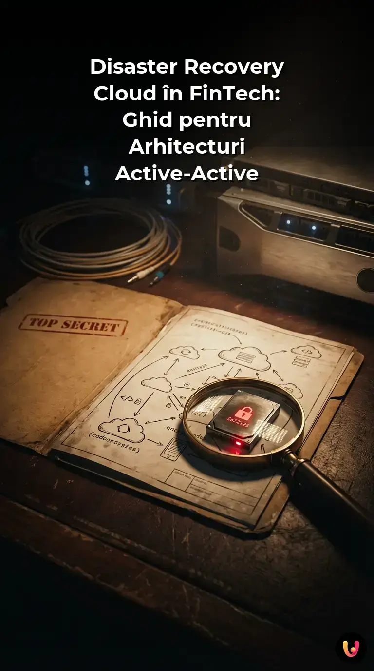 Diagramă arhitectură Active-Active Multi-Region pentru FinTech