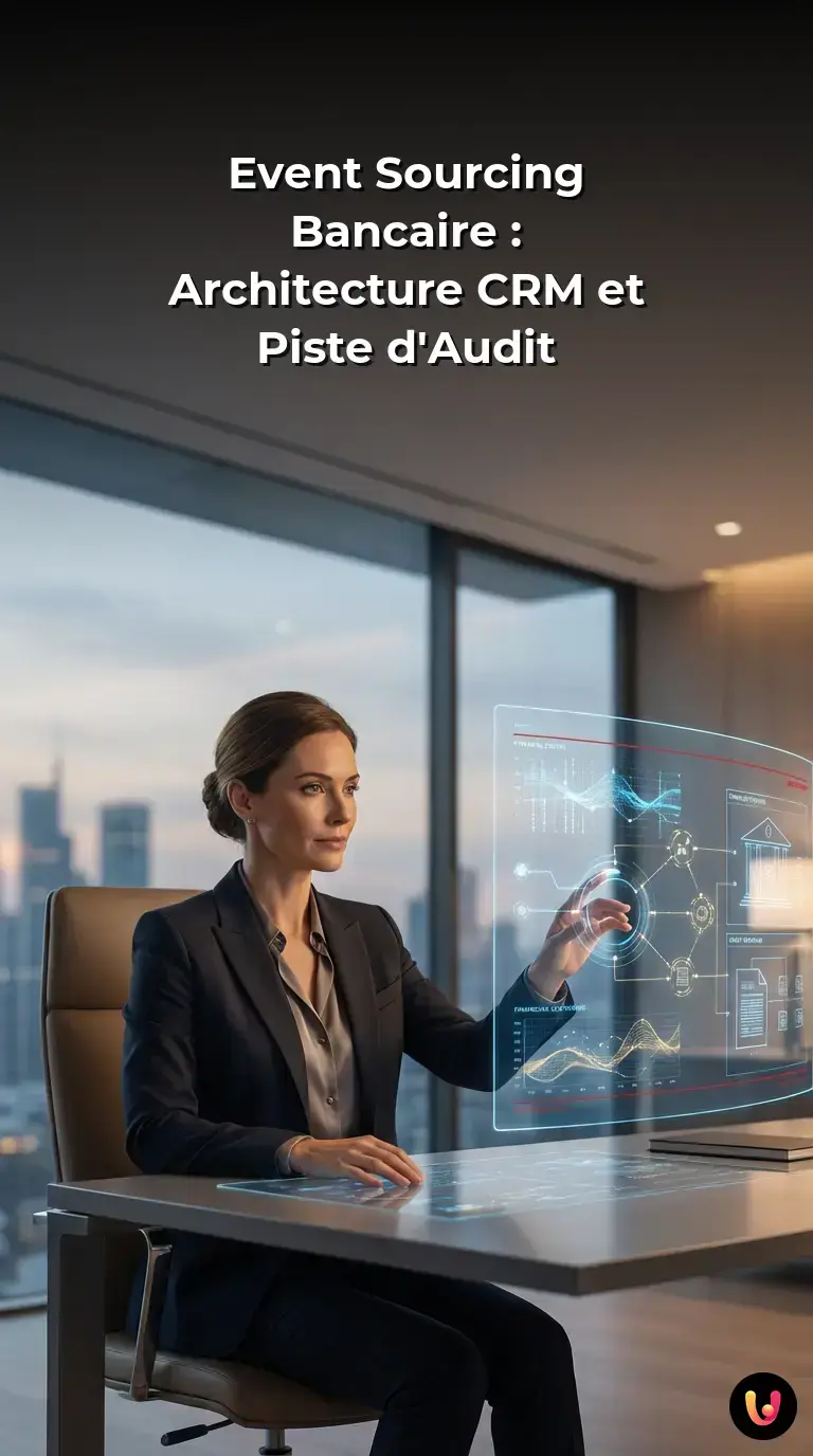 Event Sourcing Bancaire : Architecture CRM et Piste d'Audit
