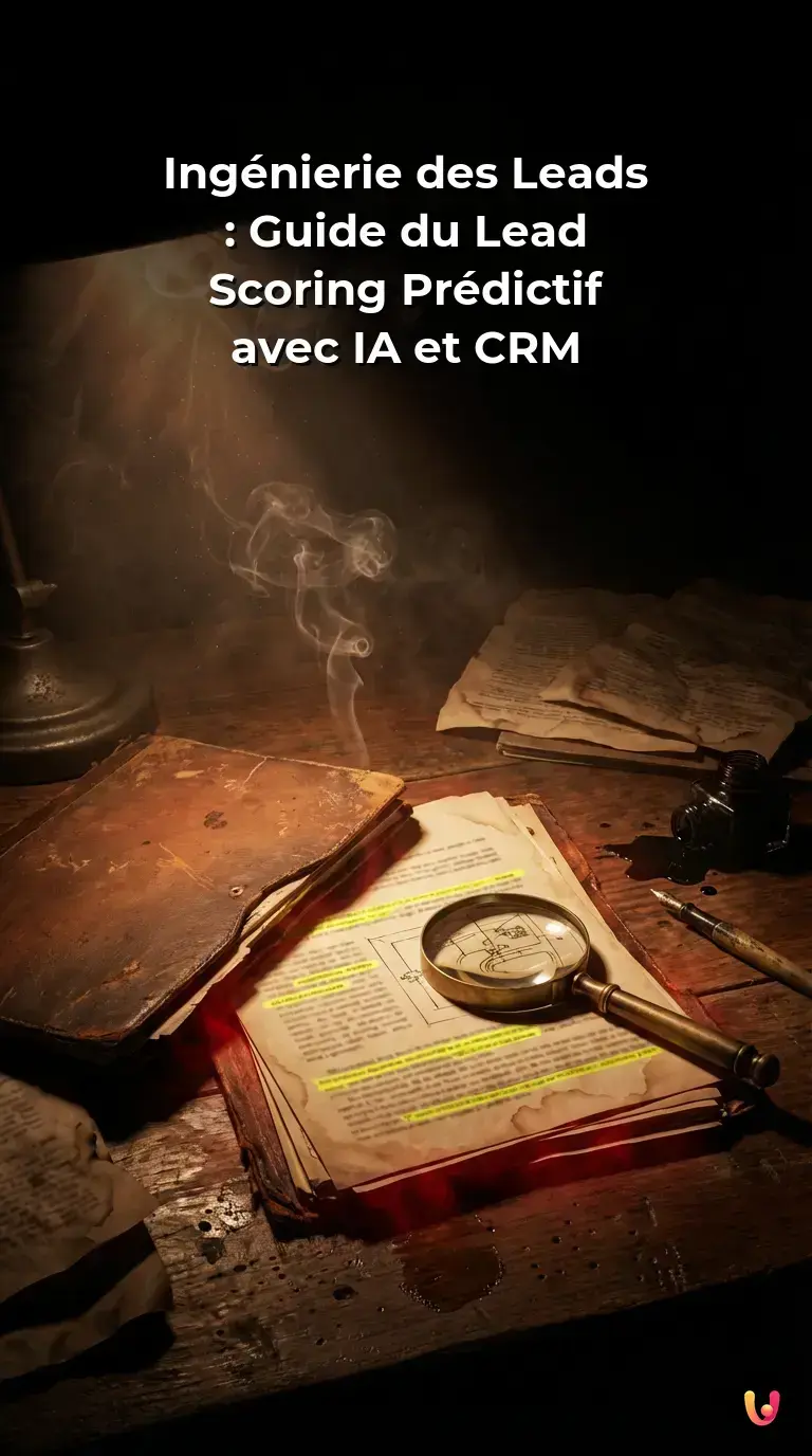 Interface de CRM affichant des scores prédictifs générés par IA