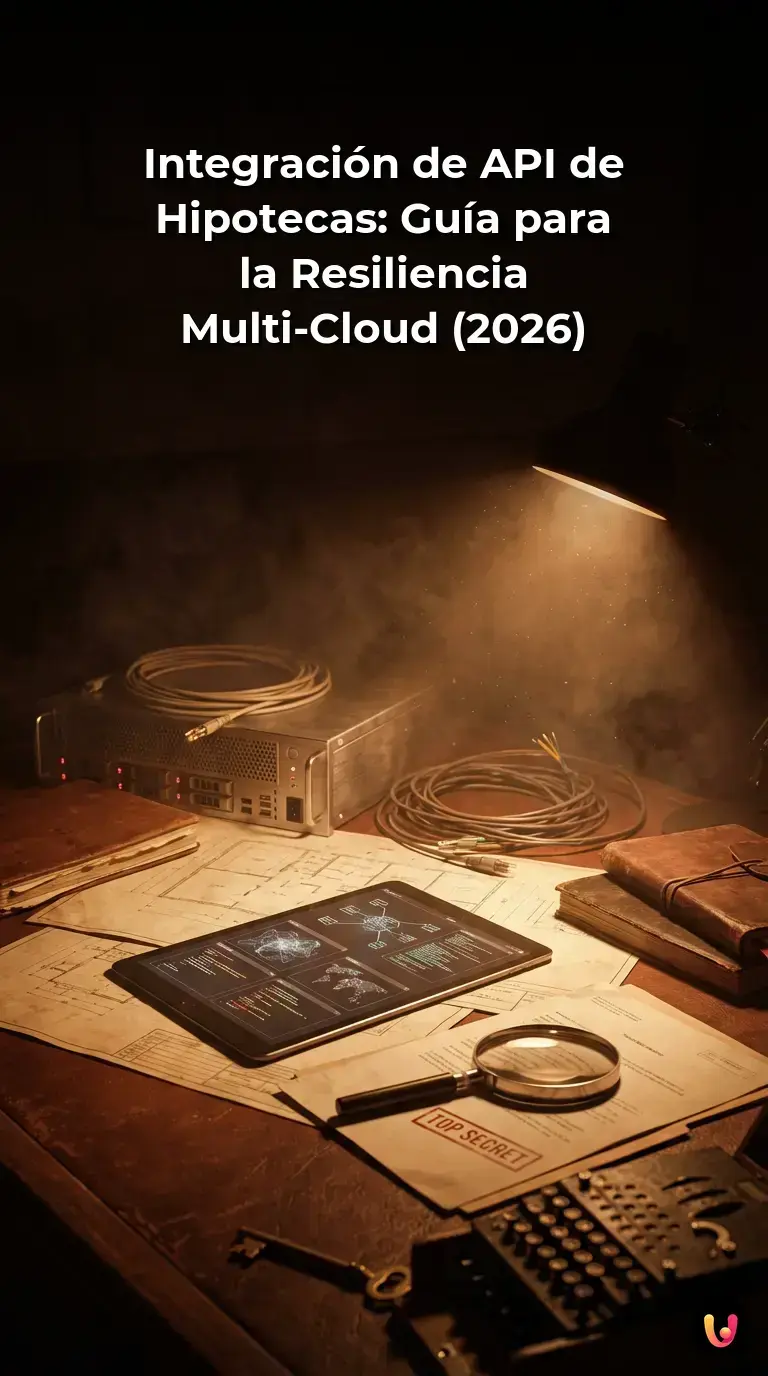Diagrama de arquitectura Multi-Cloud para integración de APIs de hipotecas