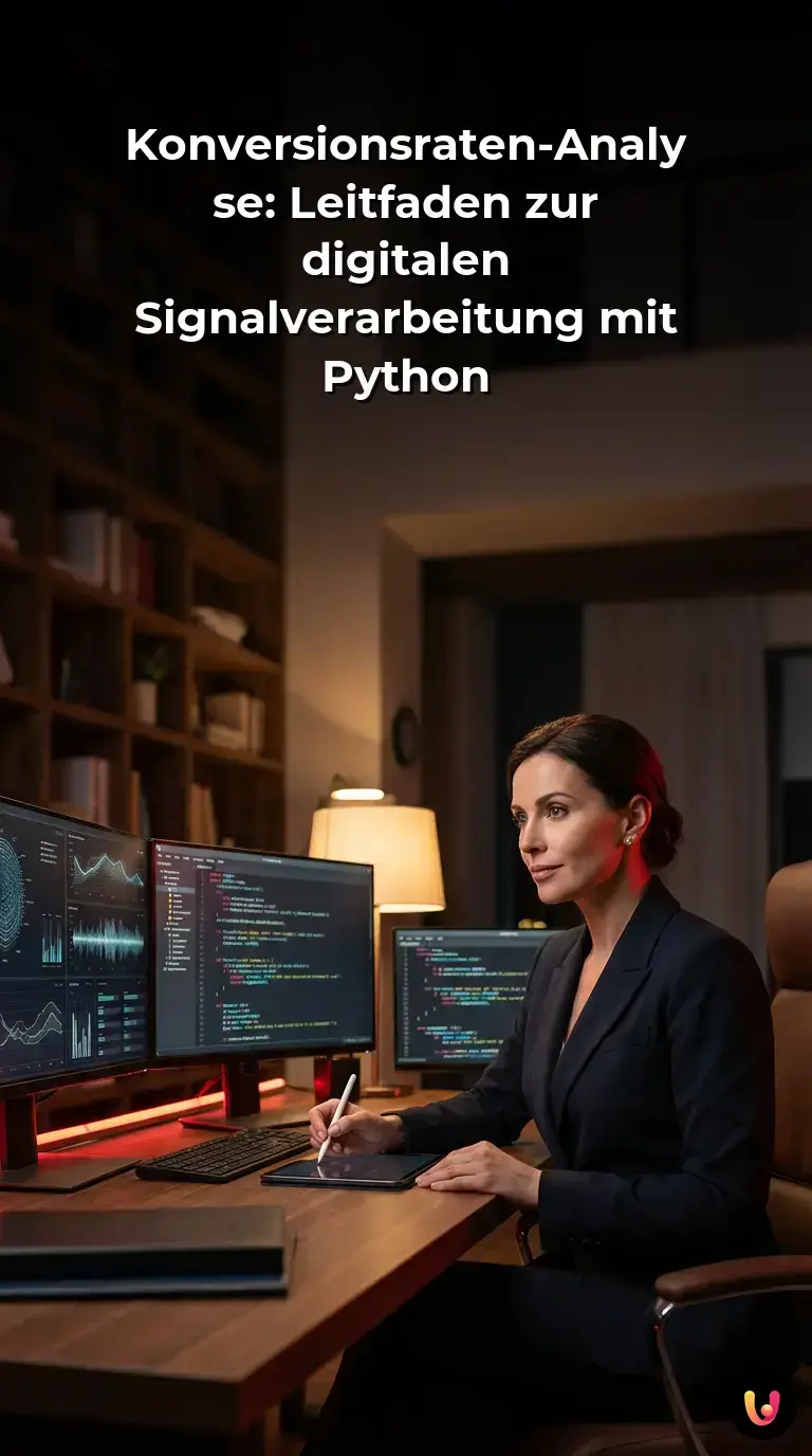 Konversionsraten-Analyse: Leitfaden zur digitalen Signalverarbeitung mit Python