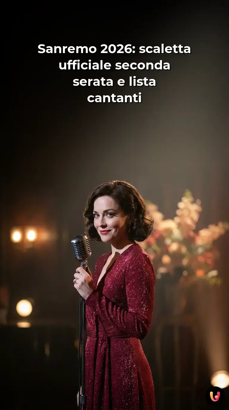 Carlo Conti e Laura Pausini conducono la seconda serata di Sanremo 2026 all'Ariston.