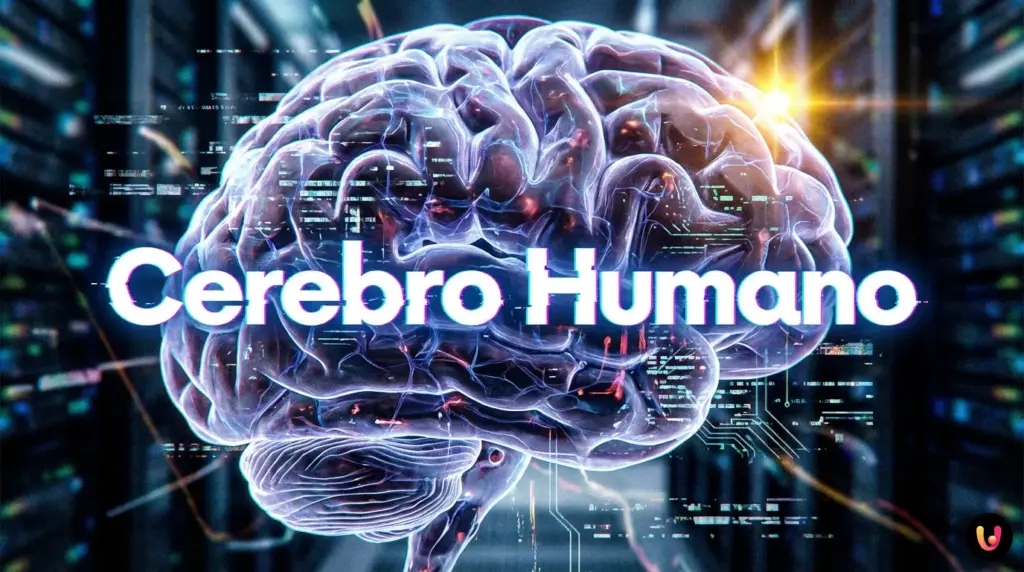 Neuronas humanas apag&aacute;ndose frente a circuitos digitales de IA brillantes