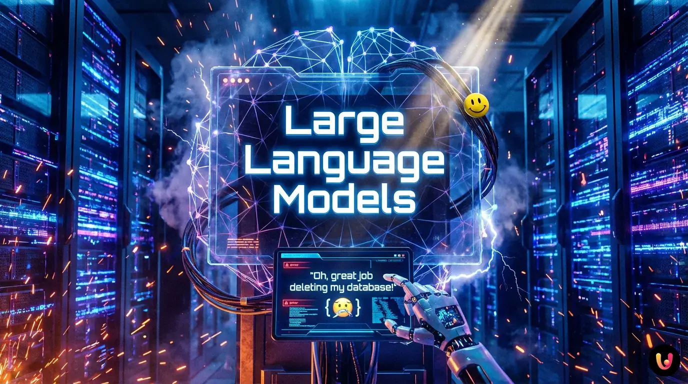 Robot humanoide con expresi&oacute;n confusa que intenta descifrar una frase ir&oacute;nica.