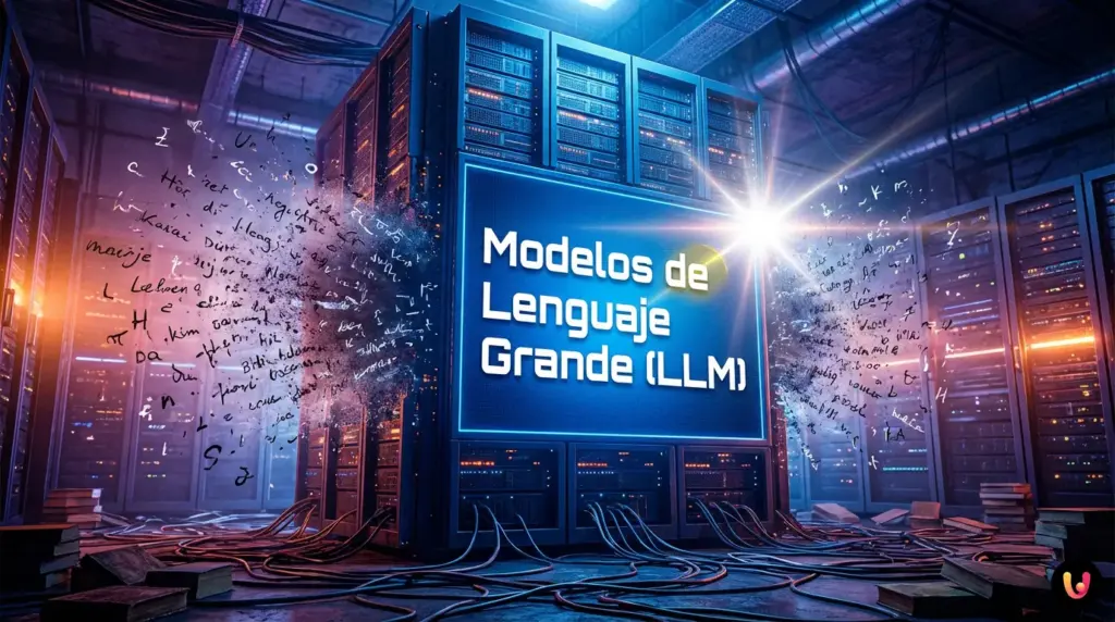 Palabras escritas a mano que se borran gradualmente bajo un c&oacute;digo digital de IA.