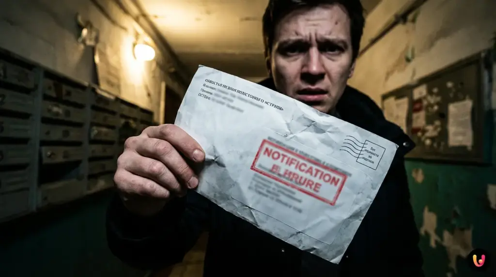 Einschreiben-Code 675: Leitfaden zu den Absendern Detail einer Abholbenachrichtigung von Poste Italiane mit gut sichtbarem Einschreiben-Code 675.