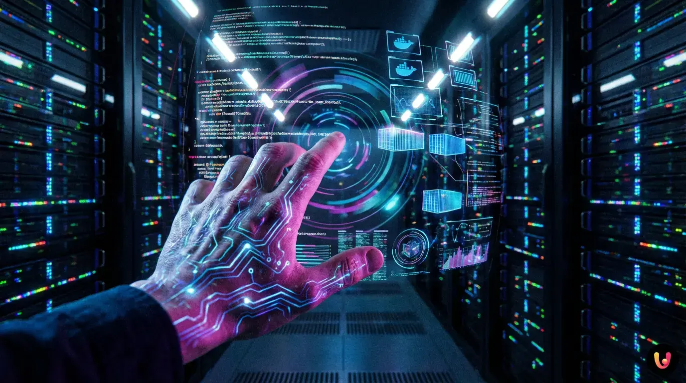 Graphic scheme of Vitruvian-1 integration via REST API, Python SDK, and Docker containers.