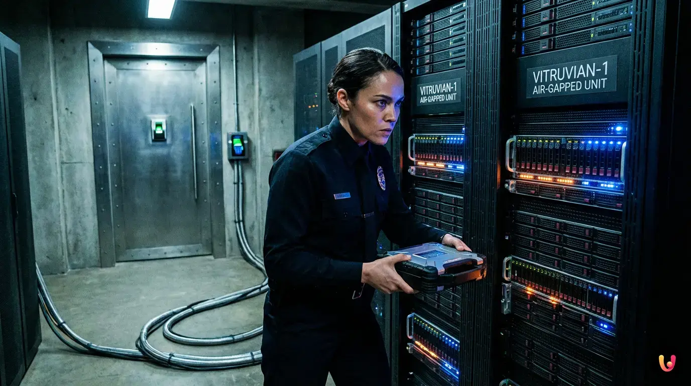 Serveur s&eacute;curis&eacute; et isol&eacute; pour le d&eacute;ploiement hors ligne de Vitruvian-1 dans l'Administration Publique.