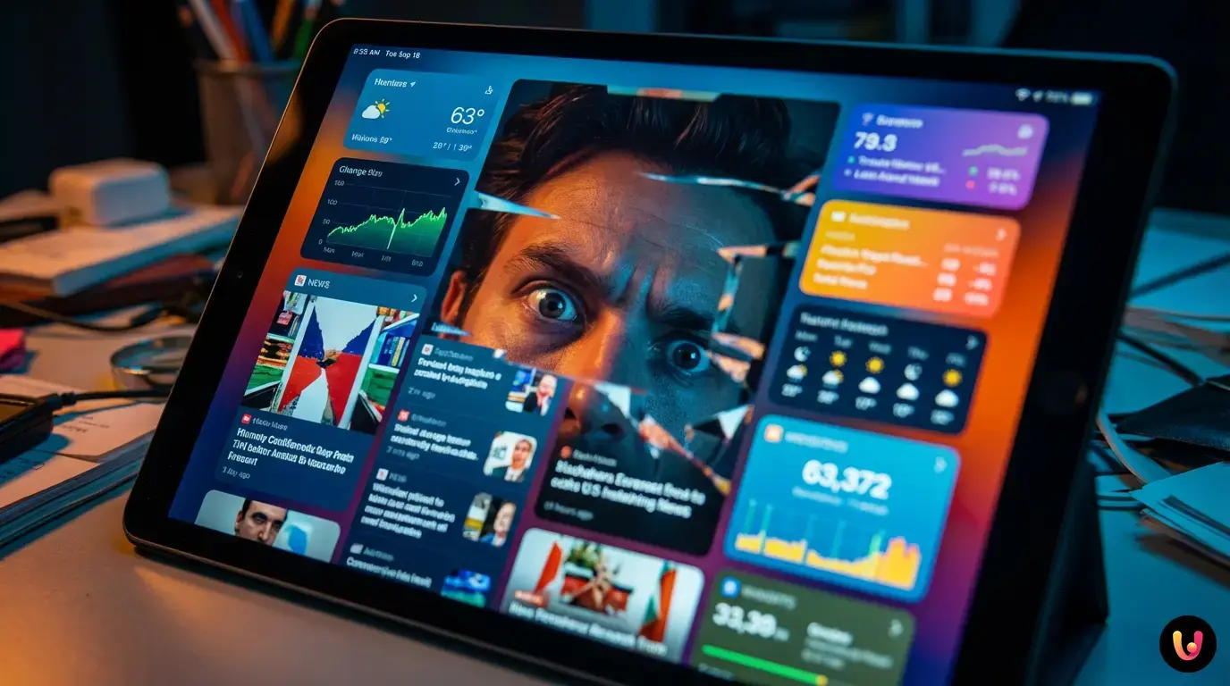 Interfaccia di Yahoo Mail che mostra come personalizzare i widget delle notizie nella dashboard.