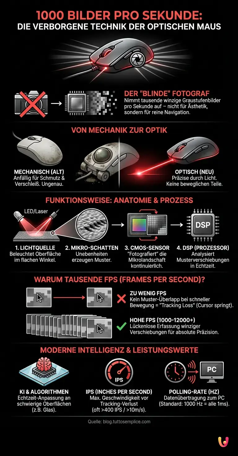 1000 Bilder pro Sekunde: Die verborgene Technik auf dem Tisch - Zusammenfassende Infografik