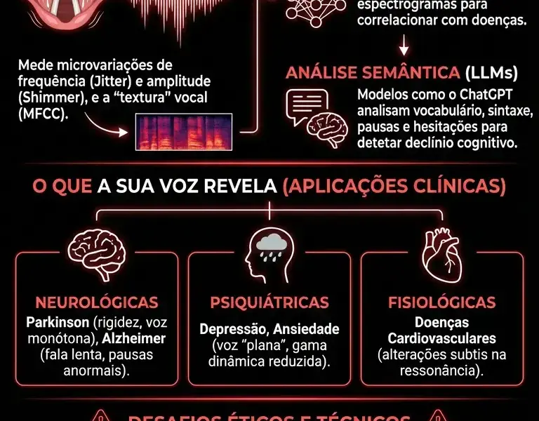 Infografica: A IA descodifica este sinal m&eacute;dico invis&iacute;vel escondido na sua voz