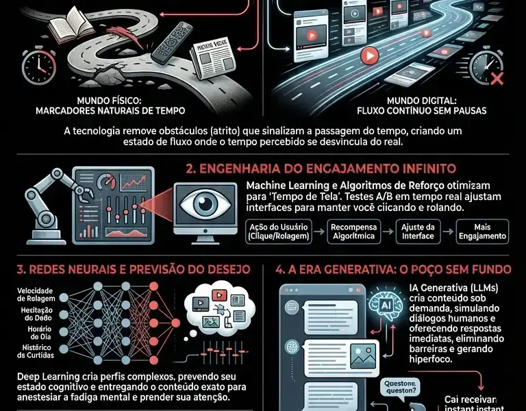 Infografica: A neuroci&ecirc;ncia do c&oacute;digo que sequestra seu rel&oacute;gio biol&oacute;gico