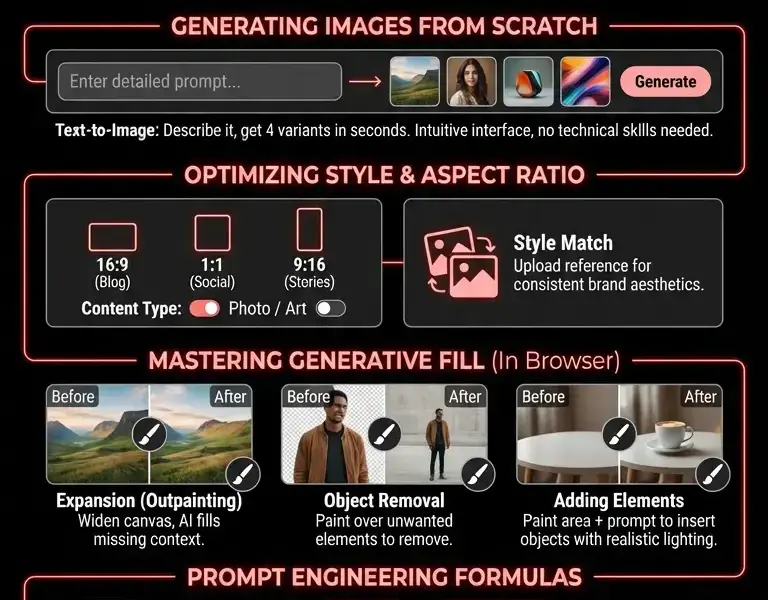 Infografica: Adobe Firefly Tutorial: Graphic Assets for Non-Designers