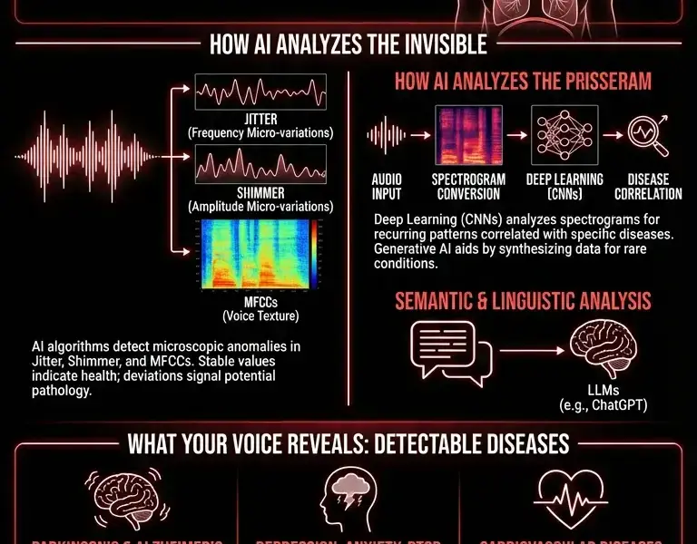 Infografica: AI Decodes This Invisible Medical Signal Hidden in Your Voice