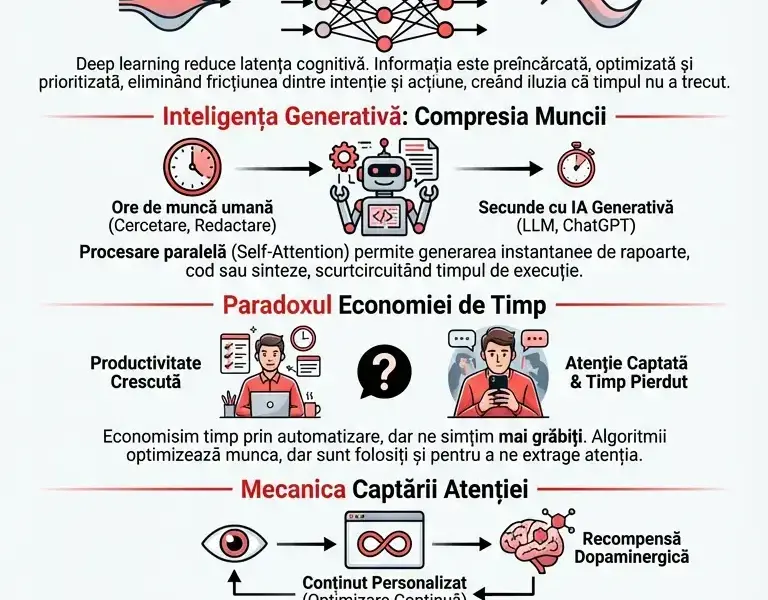 Infografica: Arhitectura invizibilă care &icirc;ți scurtează percepția timpului