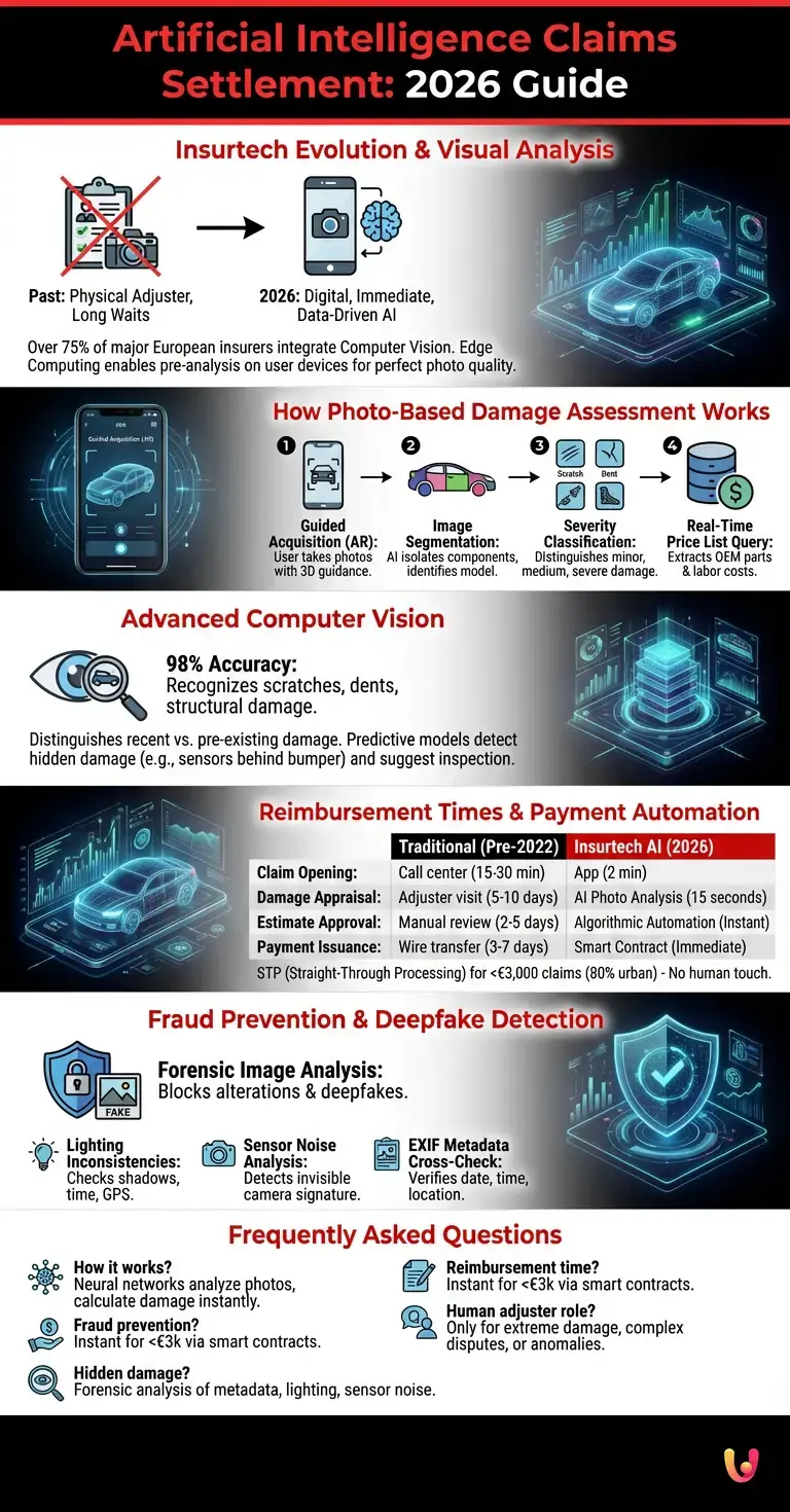 Artificial Intelligence Claims Settlement: 2026 Guide - Summary Infographic