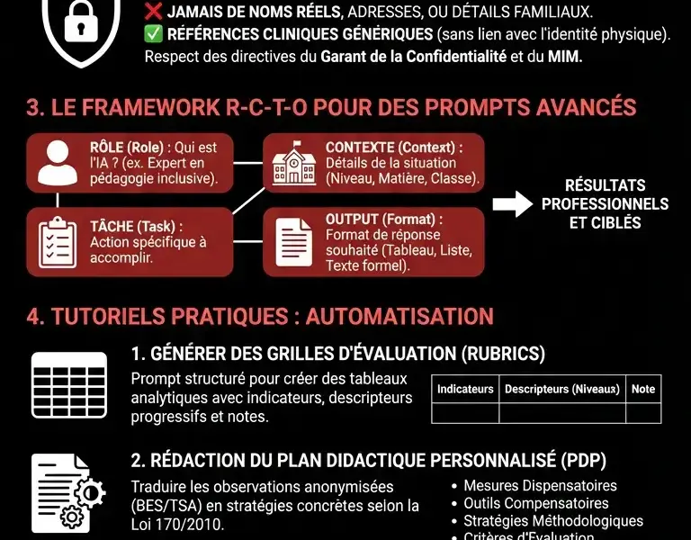 Infografica: ChatGPT pour les Enseignants : Guide Complet de l'Automatisation Administrative