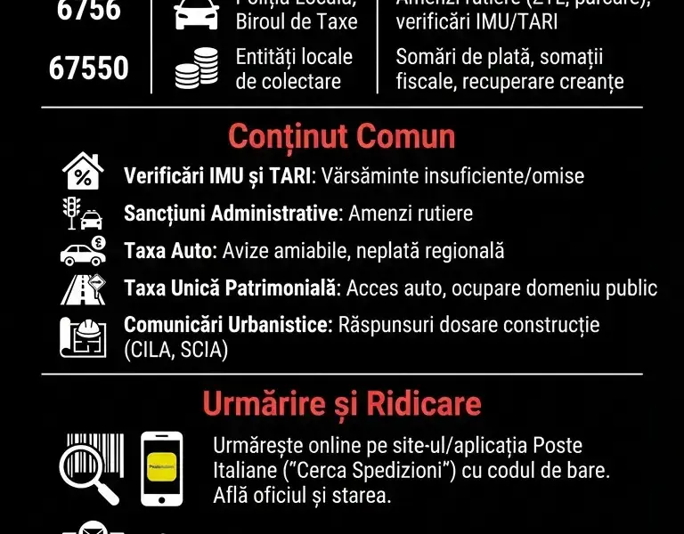 Infografica: Codul Scrisorii Recomandate 675: Ghidul Expeditorilor