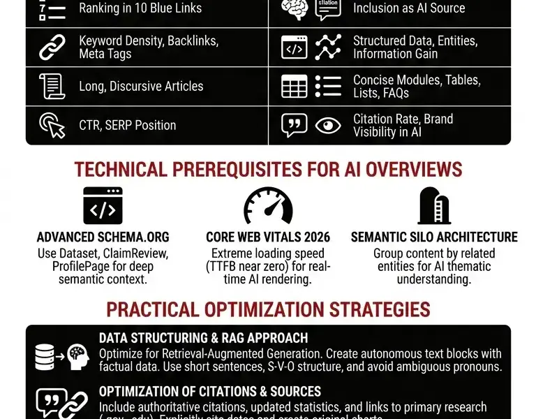 Infografica: Complete Guide to GEO vs SEO for AI Overviews
