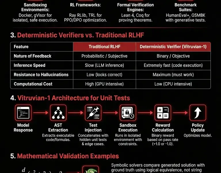 Infografica: Complete Guide to Vitruvian-1: Verifiers and Unit Tests in RL