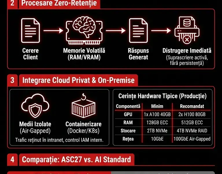 Infografica: Confidențialitatea ASC27: Analiză Tehnică și Integrare Cloud